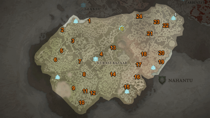 Diablo 4 All Cellar Locations