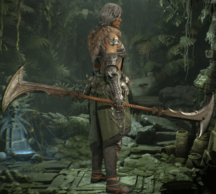 Diablo 4 - Hooked Glaive Glaive Weapon Transmog
