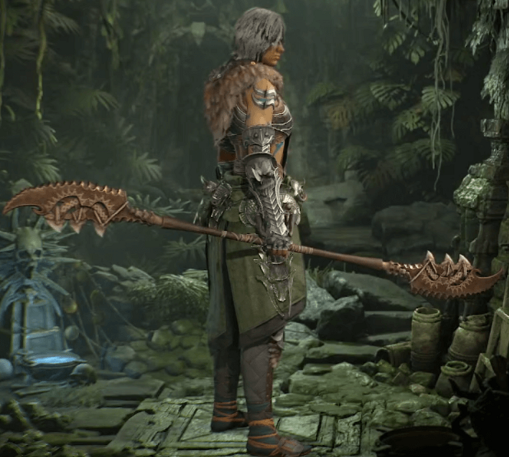 Diablo 4 - Serrated Glaive Glaive Weapon Transmog