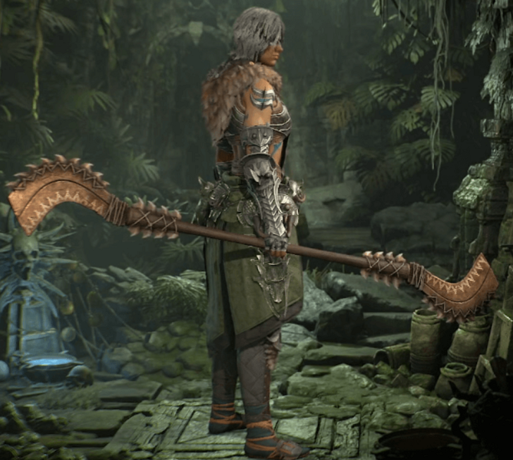 Diablo 4 - Sawtooth Glaive Glaive Weapon Transmog