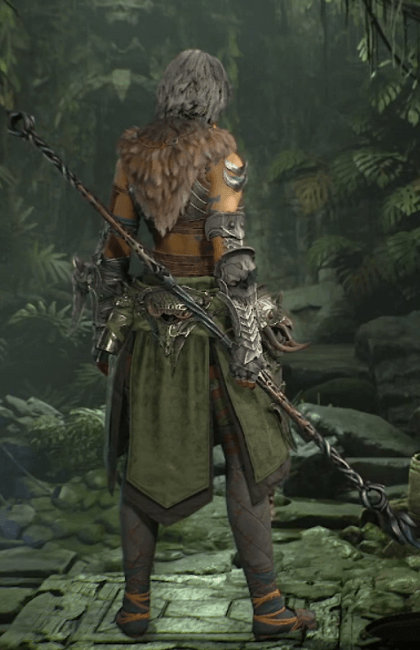 Diablo 4 - Smashing Quarterstaff Quarterstaff Weapon Transmog