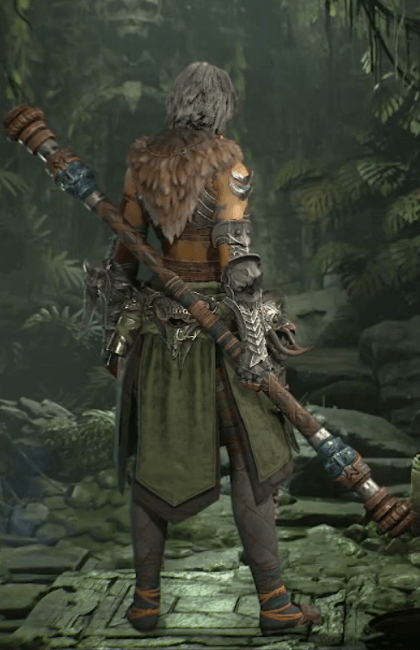 Diablo 4 - Ritual Quarterstaff Quarterstaff Weapon Transmog