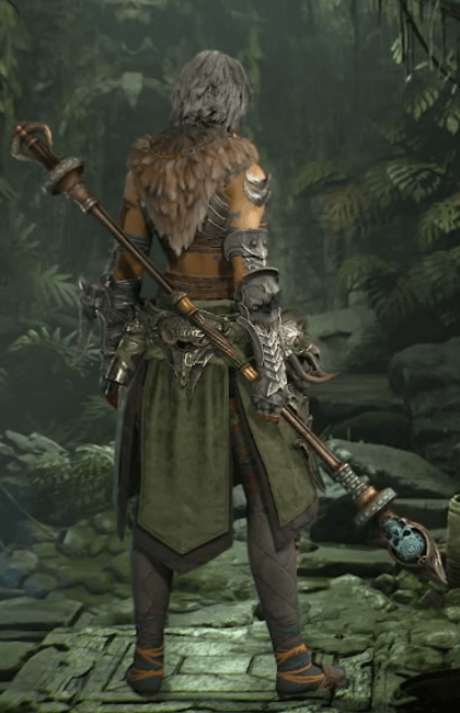 Diablo 4 - Spirit Quarterstaff Quarterstaff Weapon Transmog