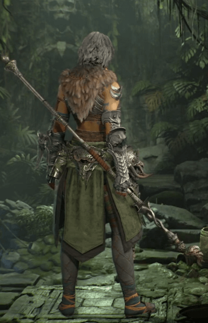 Diablo 4 - Fancy Quarterstaff Quarterstaff Weapon Transmog