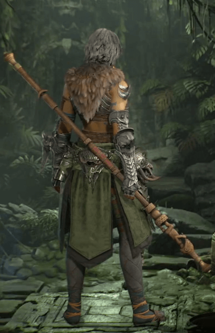 Diablo 4 - Heavy Quarterstaff Quarterstaff Weapon Transmog