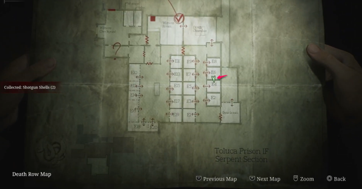 Shotgun Shells Toluca Prison Map Loc. 2
