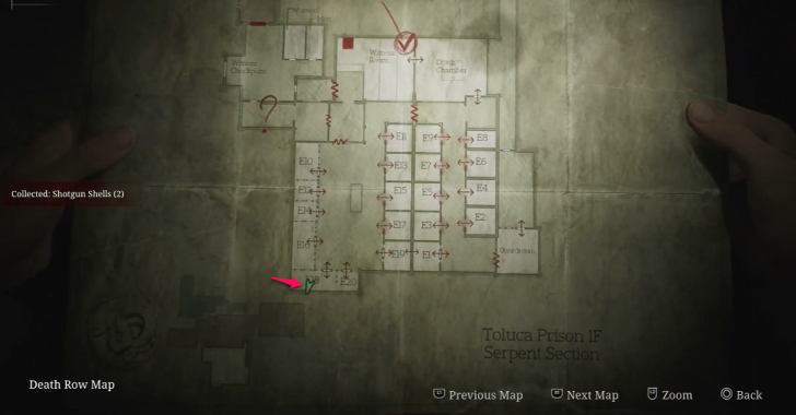 Shotgun Shells Toluca Prison Map Loc. 3