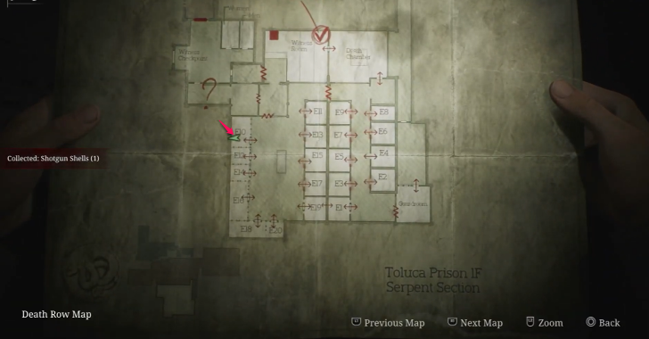 Shotgun Shells Toluca Prison Map Loc. 4