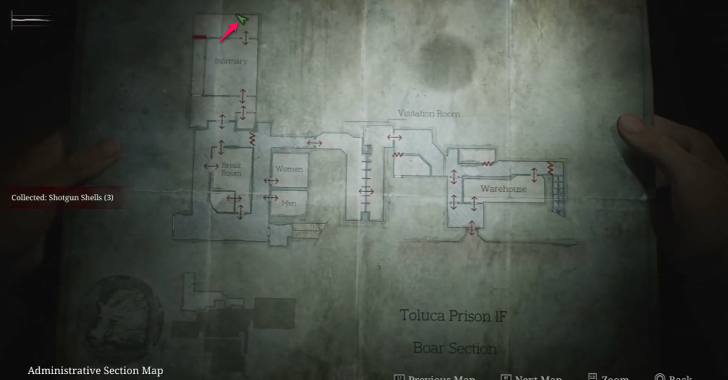 Shotgun Shells Toluca Prison Map Loc. 11