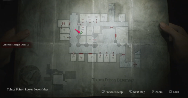 Shotgun Shells Toluca Prison Map Loc. 13