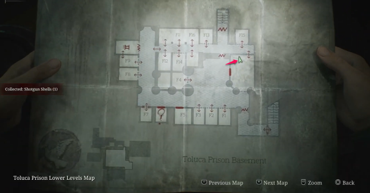 Shotgun Shells Toluca Prison Map Loc. 14