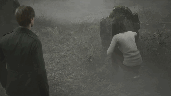 Angela Cutscene at the Graveyard