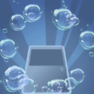 Pokemon TCG Pocket - Bubbles: Light Blue Battle Flair