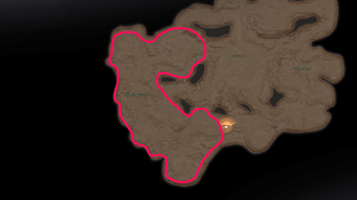 Throne and Liberty Highlighted Spawning Ground Area