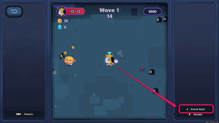 Knock Back Enemies and Companions