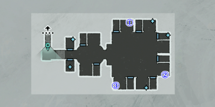 Metaphor ReFantazio - Kriegante Castle Collectibles Map