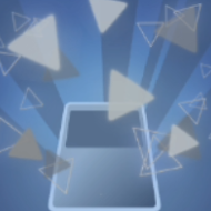 Pokemon TCG Pocket - Mini Triangles: Gray Battle Flair