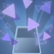 Pokemon TCG Pocket - Mini Triangles: Purple Battle Flair