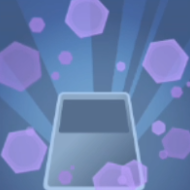 Pokemon TCG Pocket - Small Hexagons: Purple Battle Flair