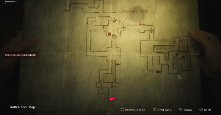 Shotgun Shells The Labyrinth Map Loc. 1