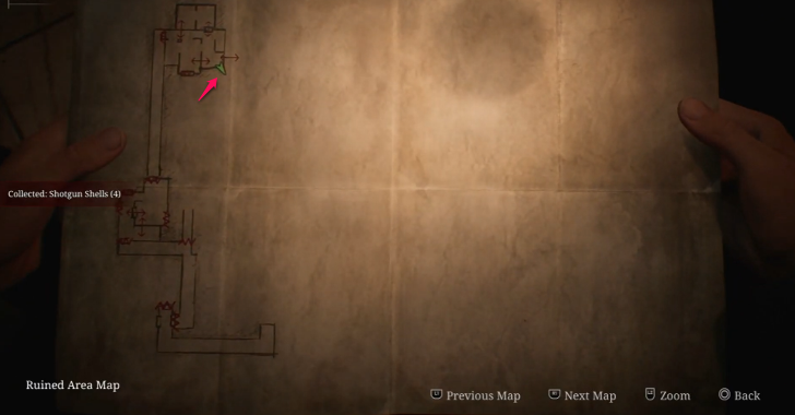 Shotgun Shells The Labyrinth Map Loc. 4