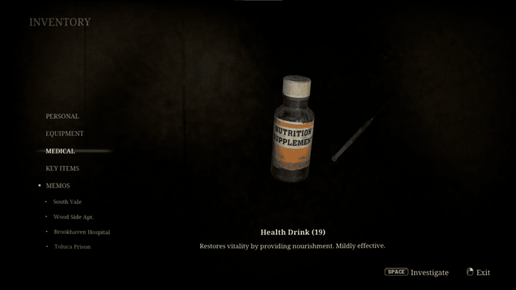 Inventory - Medical Items