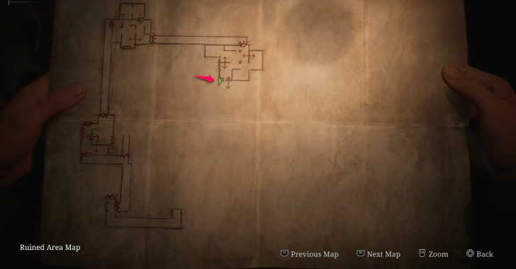 SyringeThe Labyrinth Map Loc. 5