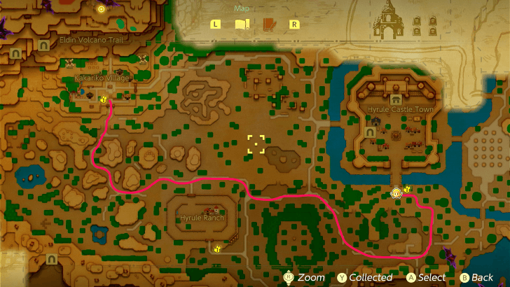 Step 1 - Map to Eldin Volcano