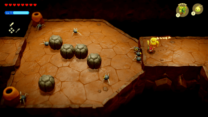 Step 3 - Cave with Beetles and a Chest