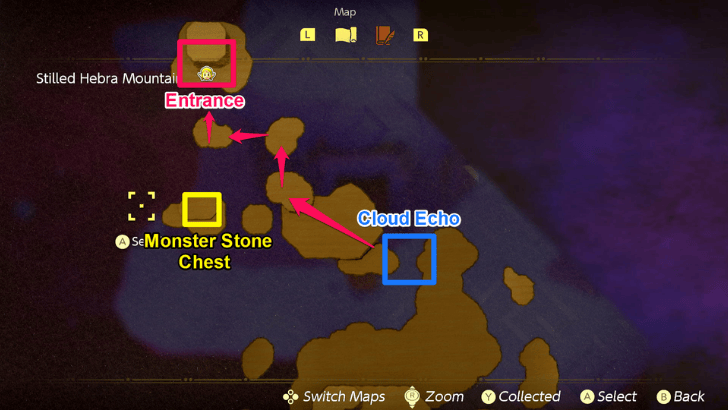 Cloud to Entrance Map