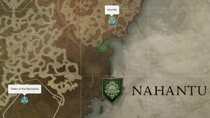 Deafened Mourning Map Location