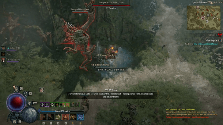 Obtain the Rod of Living Hazel Wood