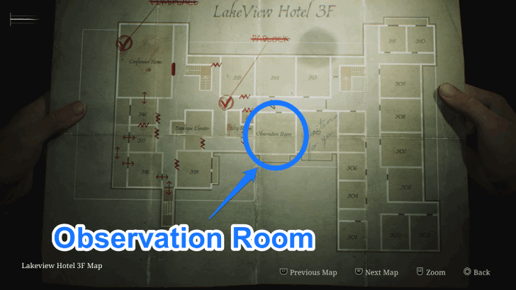 Observation Room Location