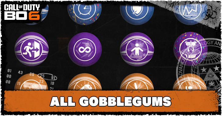 Black Ops 6 - All GobbleGums