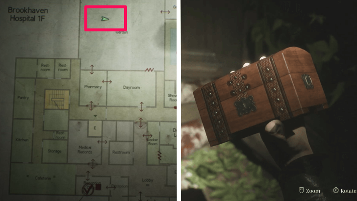 White Claudia Small Chest Location