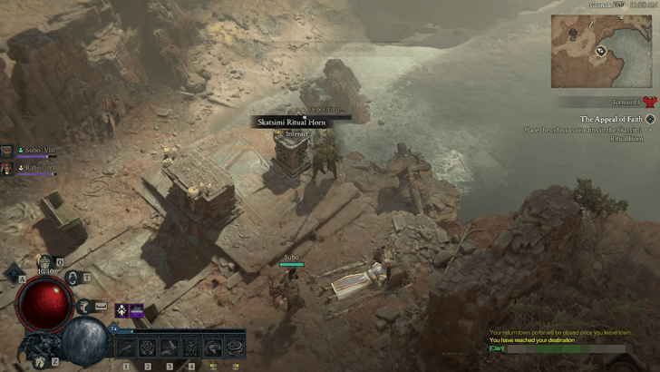 Place Colossus Remains in the Skatsimi Ritual Horn