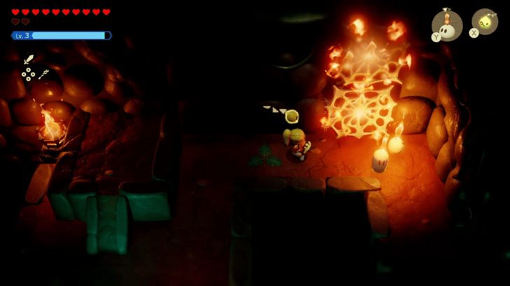 Last Torch for the Chest in the Cave Near Blossu