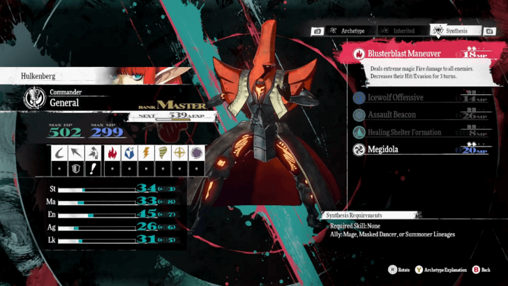 Metaphor ReFantazio - General Synthesis Skills