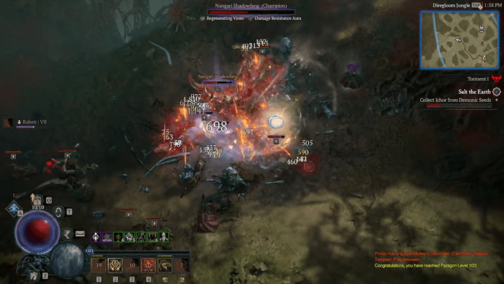 Collect Ichor from Demonic Seeds