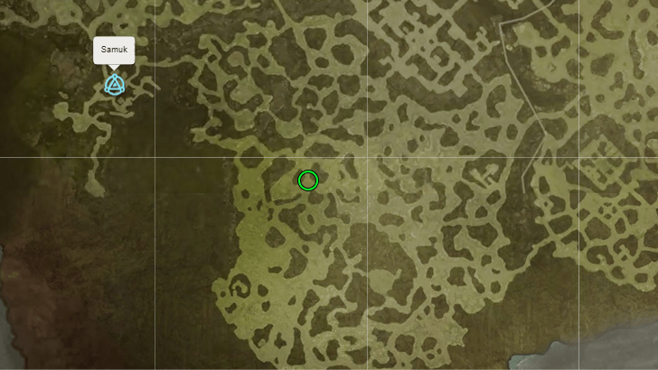 Blood In the Grove Map Location