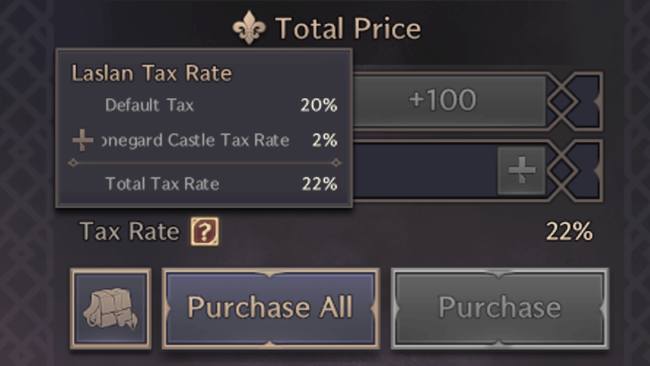 Location Dependent Tax Rate