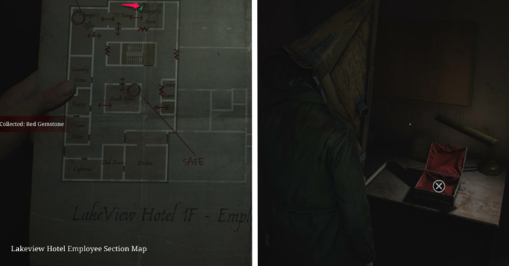 Red Gemstone Location