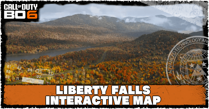 Black Ops 6 - Liberty Falls Interactive Map