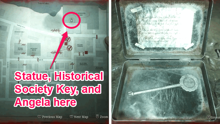 Historical Society Key Location