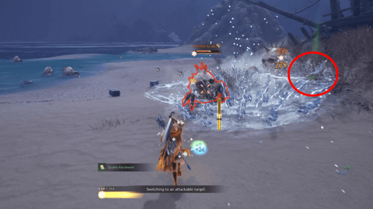 Salt Drop from an Enemy