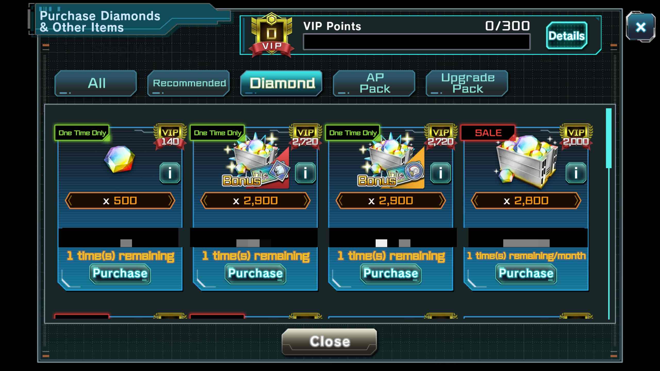 Diamonds - Gundam UCE