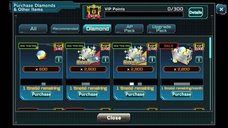 Diamonds - Gundam UCE