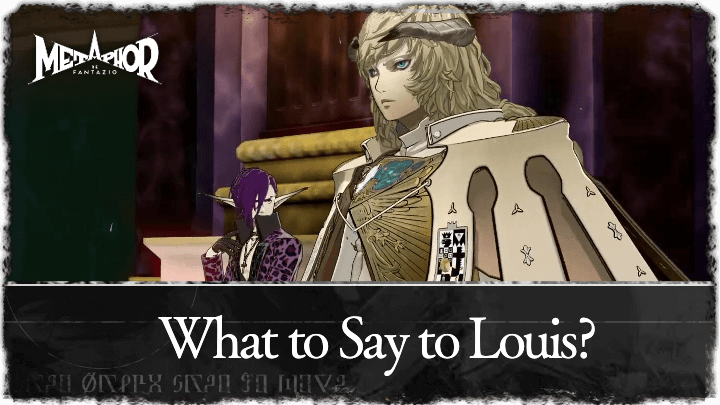 Metaphor ReFantazio - What to Say to Louis