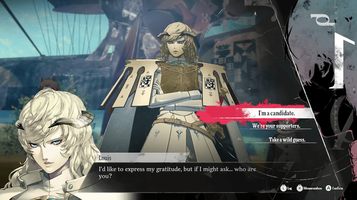 Metaphor ReFantazio - Louis Dialogue Options