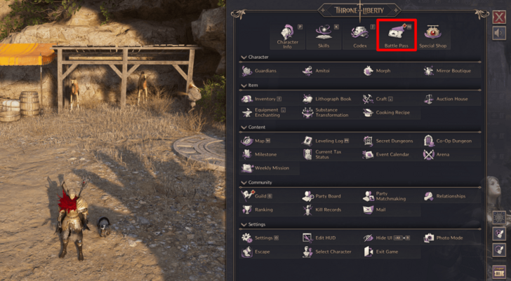 Battle Pass in Main Menu